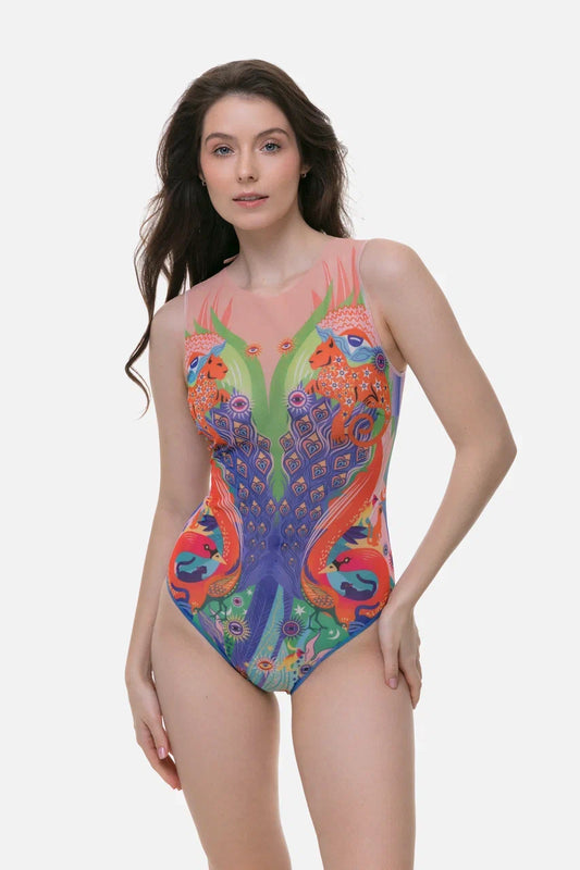 Brasil One-Piece Sleeveless Swimsuit