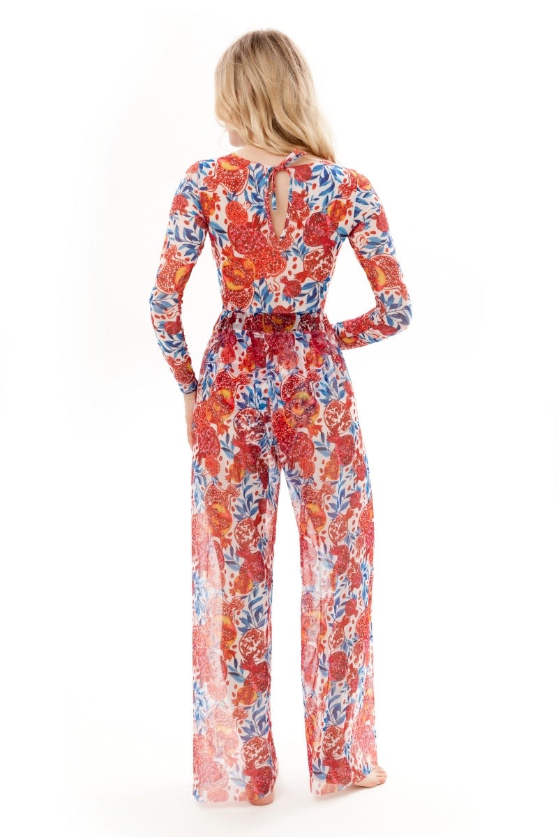 Pomegranate Red Beach Pants