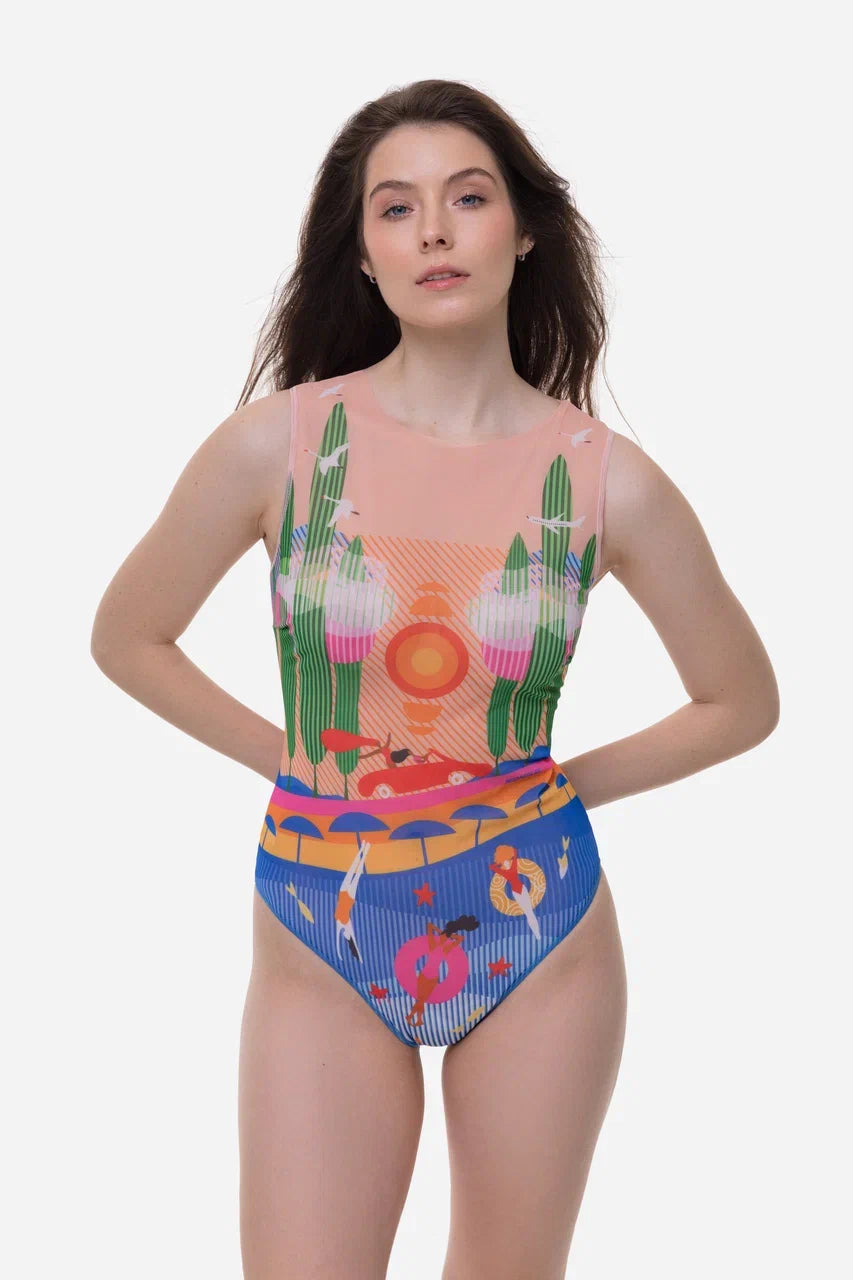 Portofino One-Piece Sleeveless Swimsuit