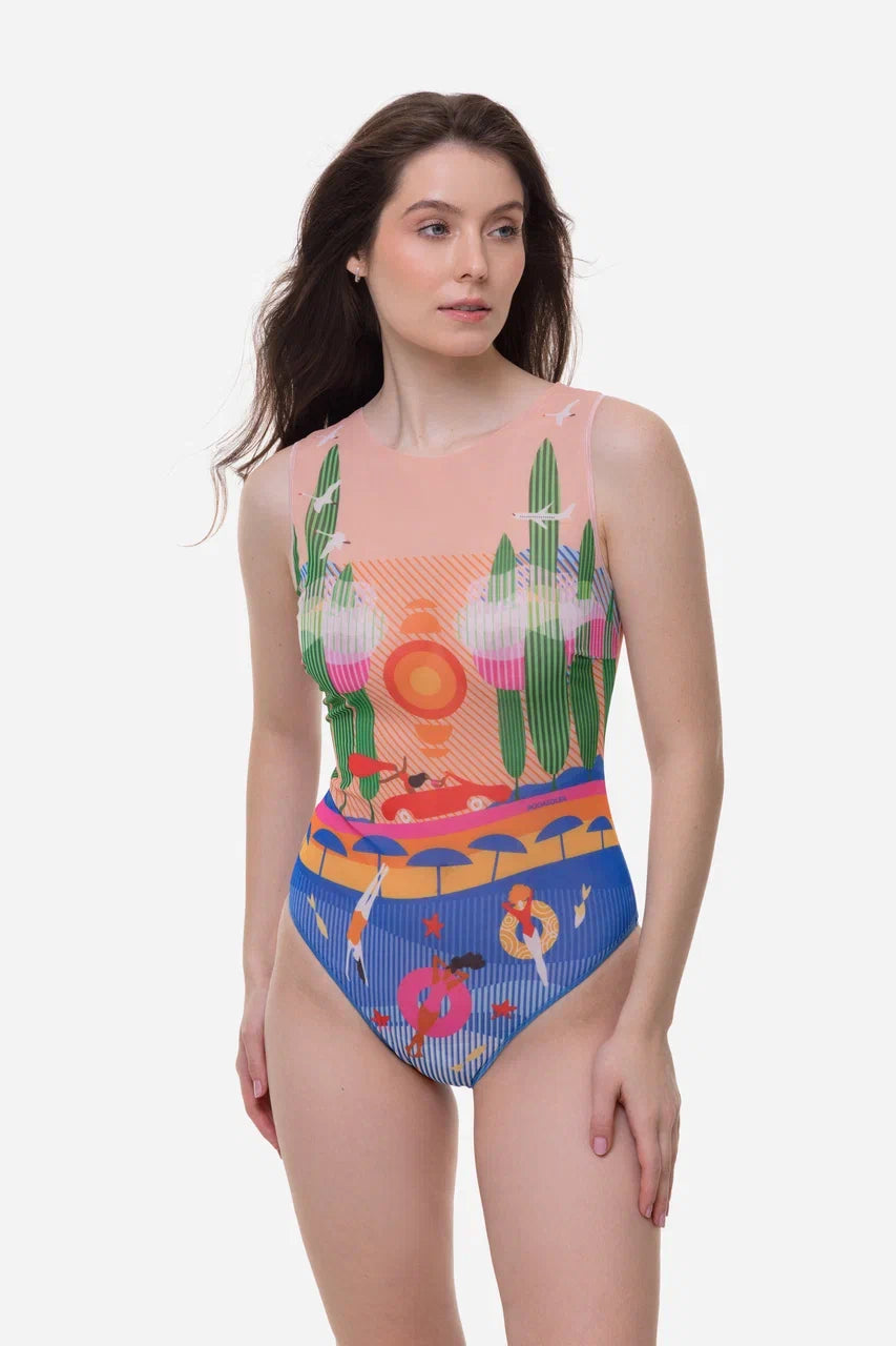 Portofino One-Piece Sleeveless Swimsuit