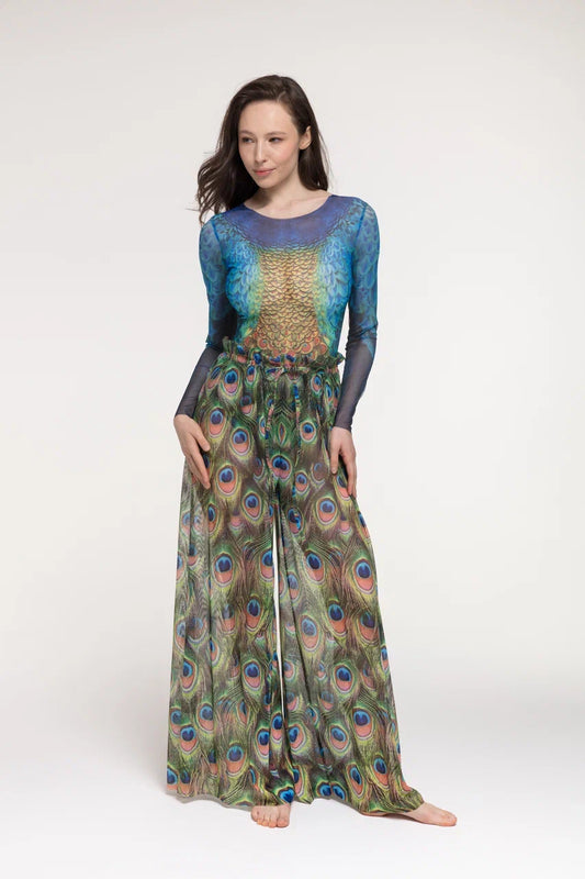 Peacock Mayura Beach Pants