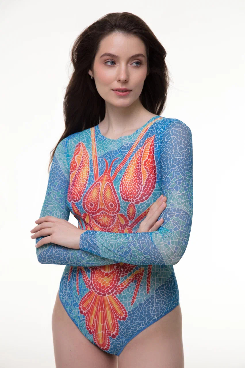 Lobster One-Piece Swimsuit