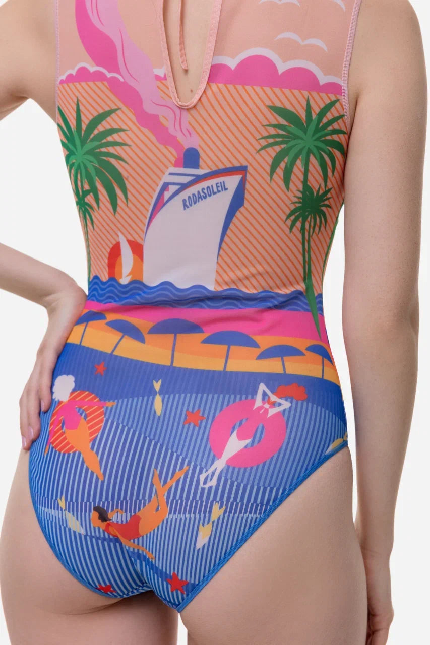 Portofino One-Piece Sleeveless Swimsuit