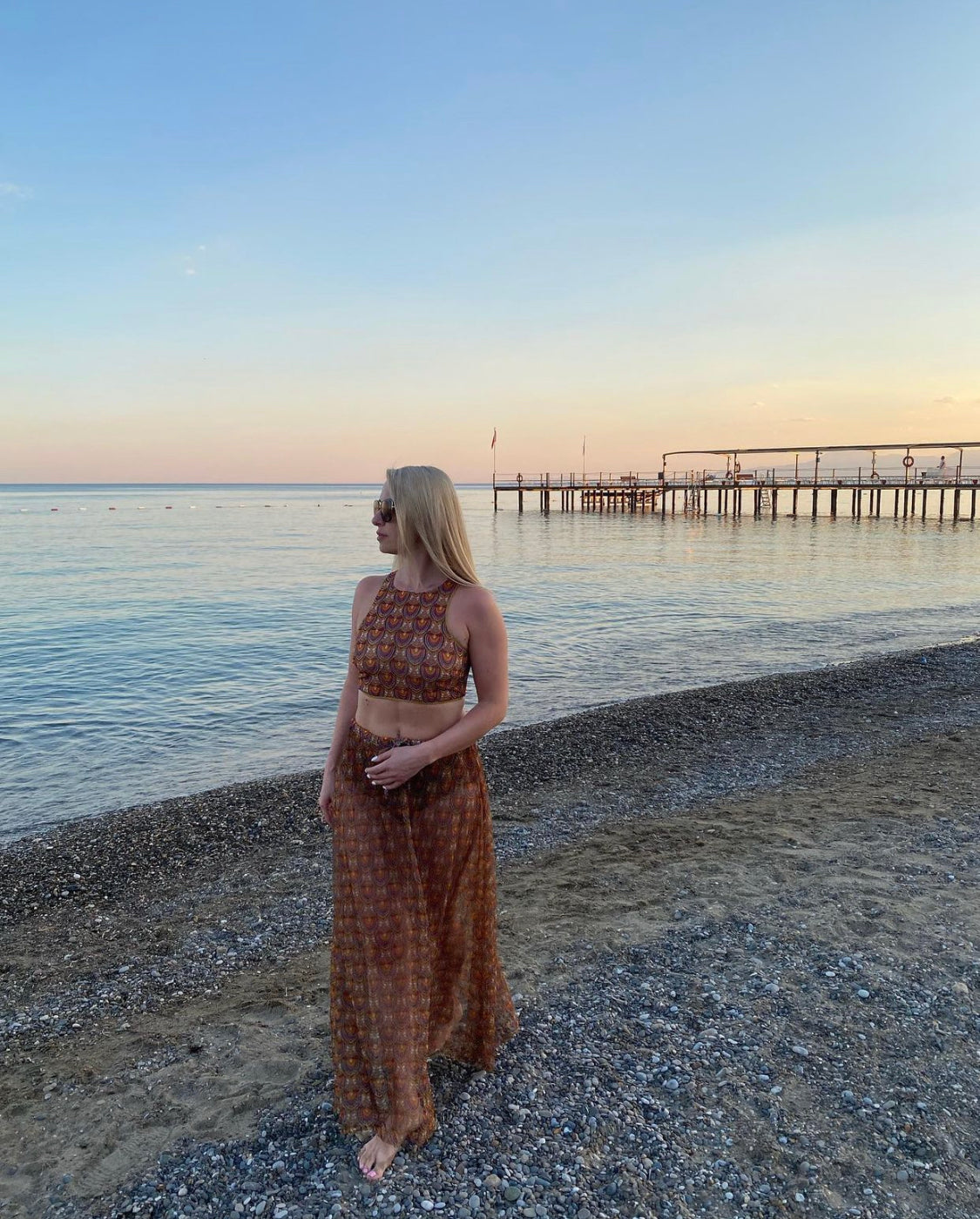 Ethnic Beach Skirt