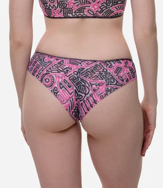 Doodling Fucsia Brazilian Bikini