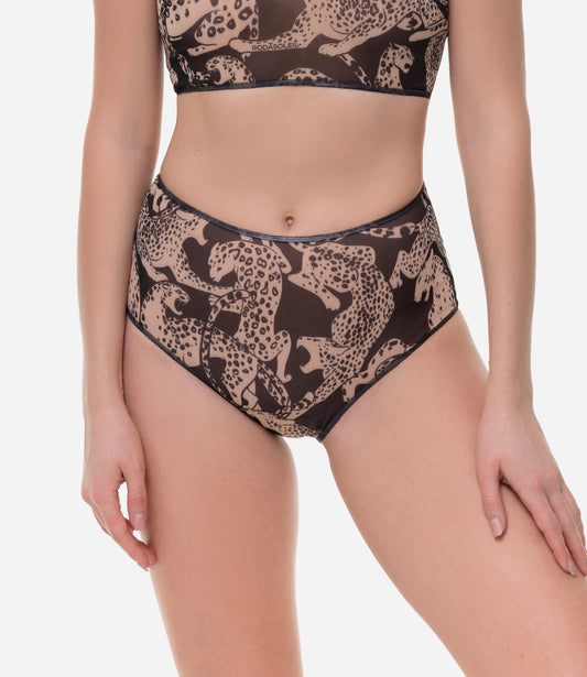 Wild Cat High Waist Bikini