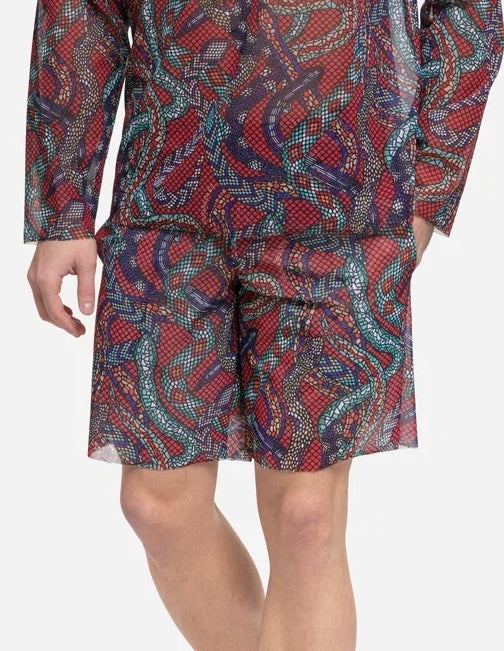 Snake Mosaic Bermudas