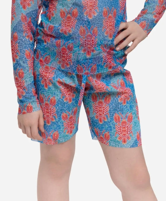 Lobster pattern Kids Shorts