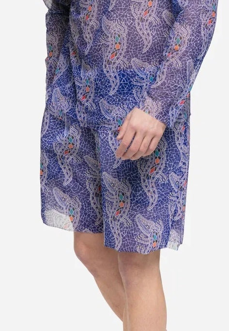 Crocodile Purple Bermudas