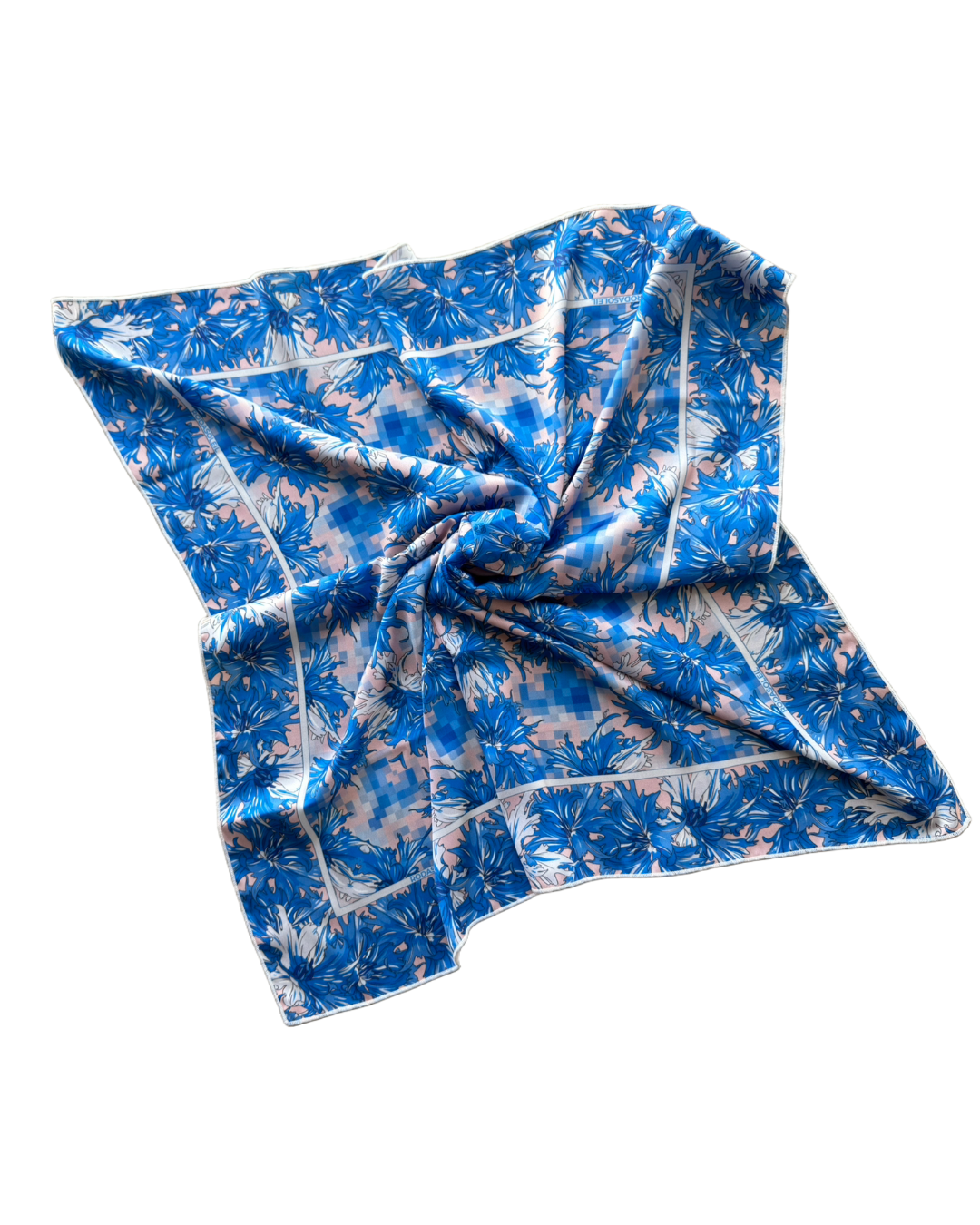 Cornflower Pixel Scarf