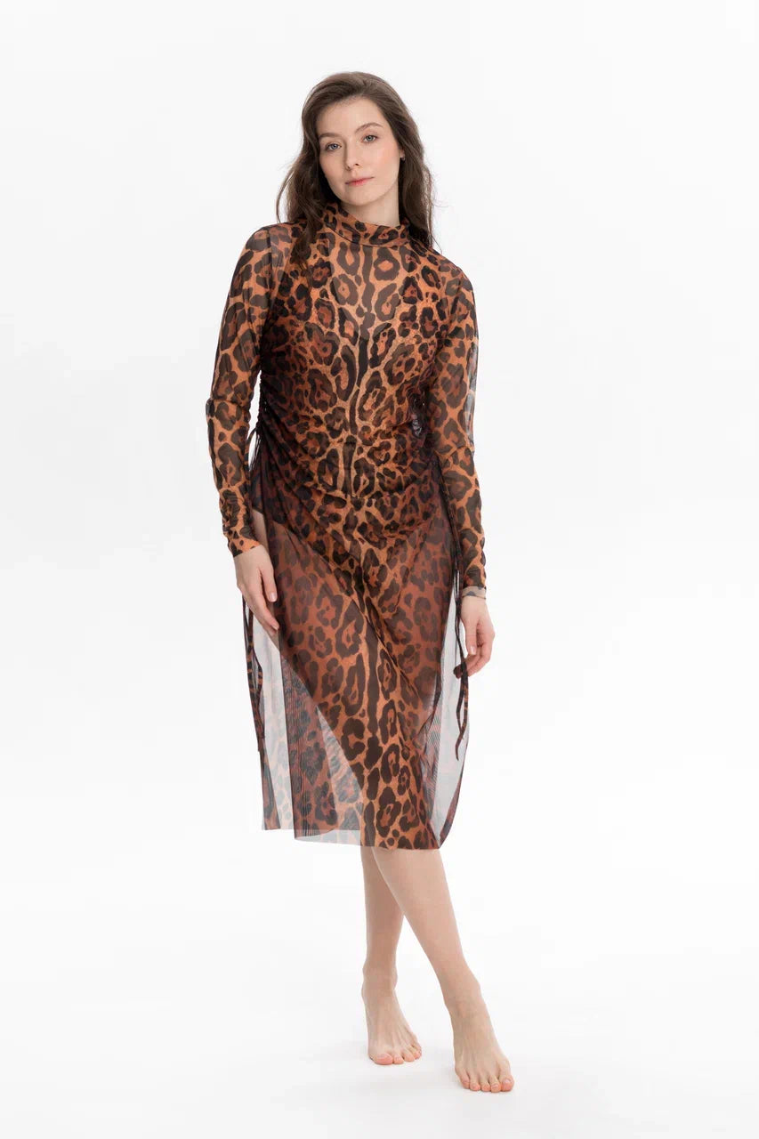 Leopard25 Tunic Dress