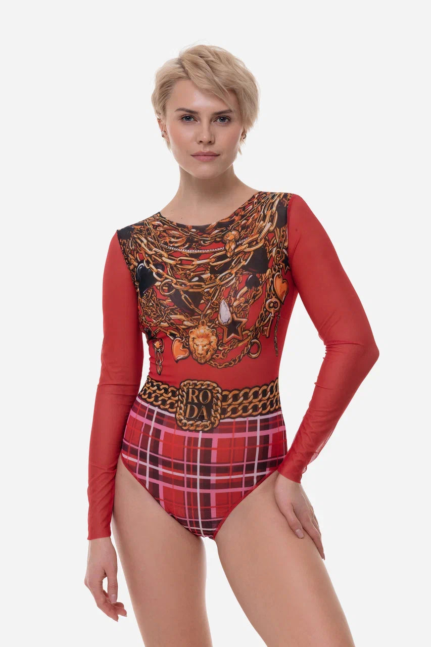 Tartan One-Piece Swimsuit