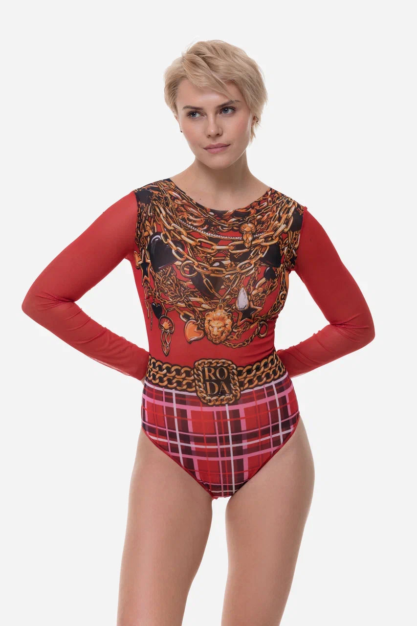 Tartan One-Piece Swimsuit