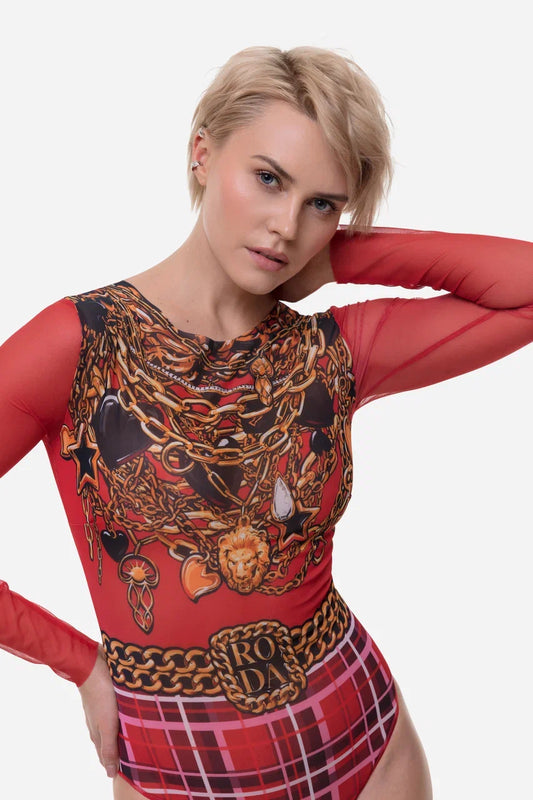 Tartan One-Piece Swimsuit