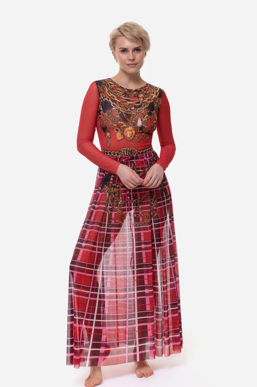 Tartan One-Piece Swimsuit