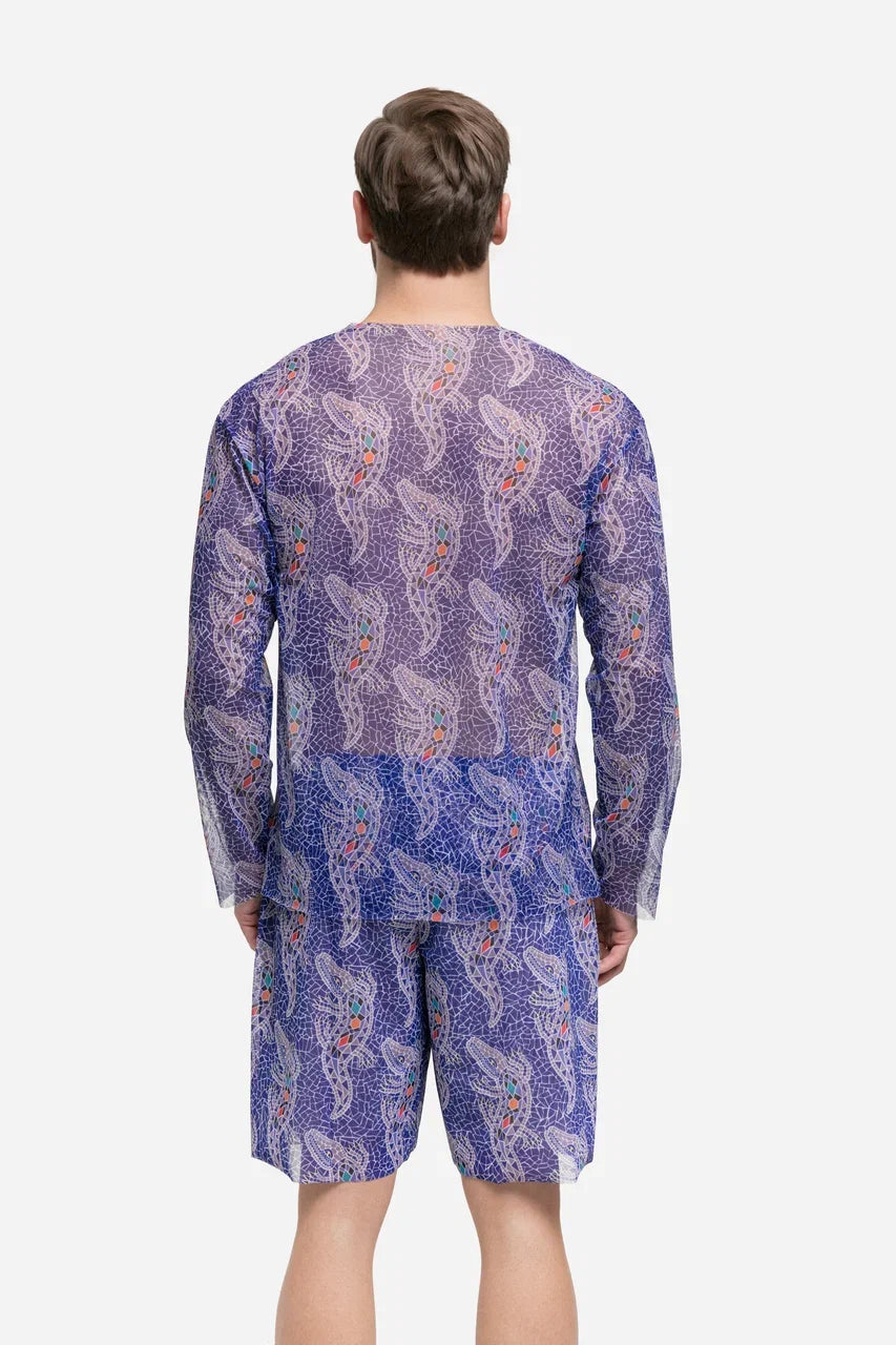 Crocodile Purple T-Shirt