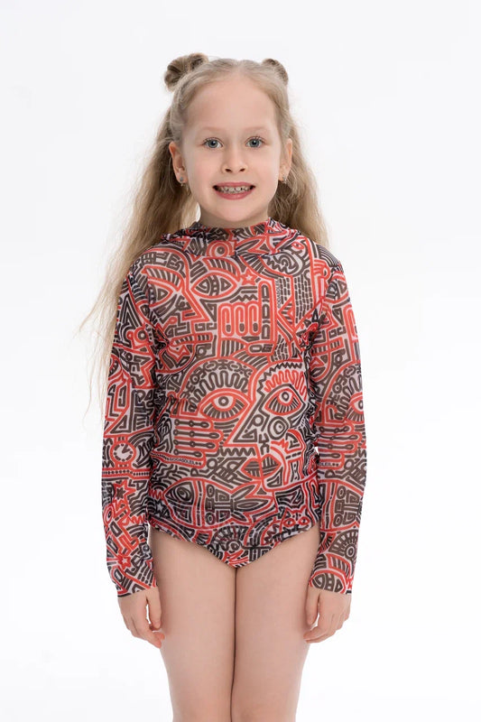 Doodling Kids T-Shirt with Hood