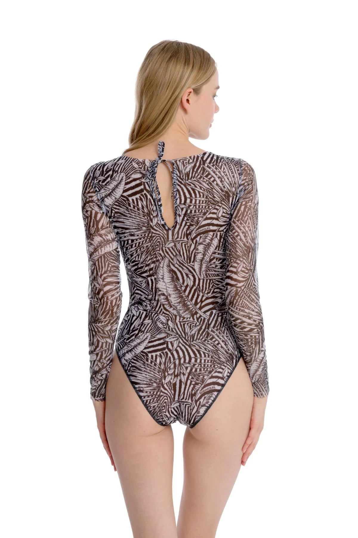 Fake Zebra One-Piece Swimsuit