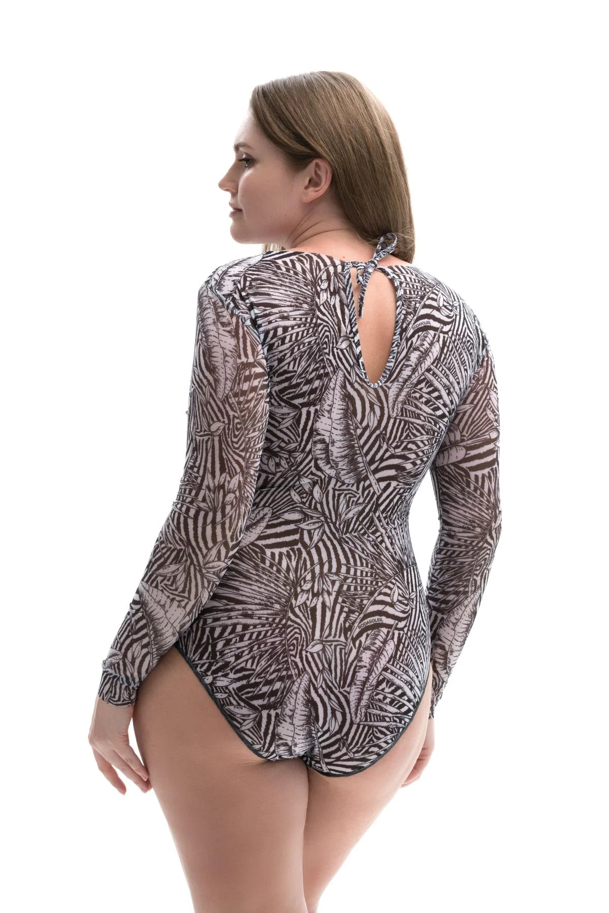 Fake Zebra One-Piece Swimsuit