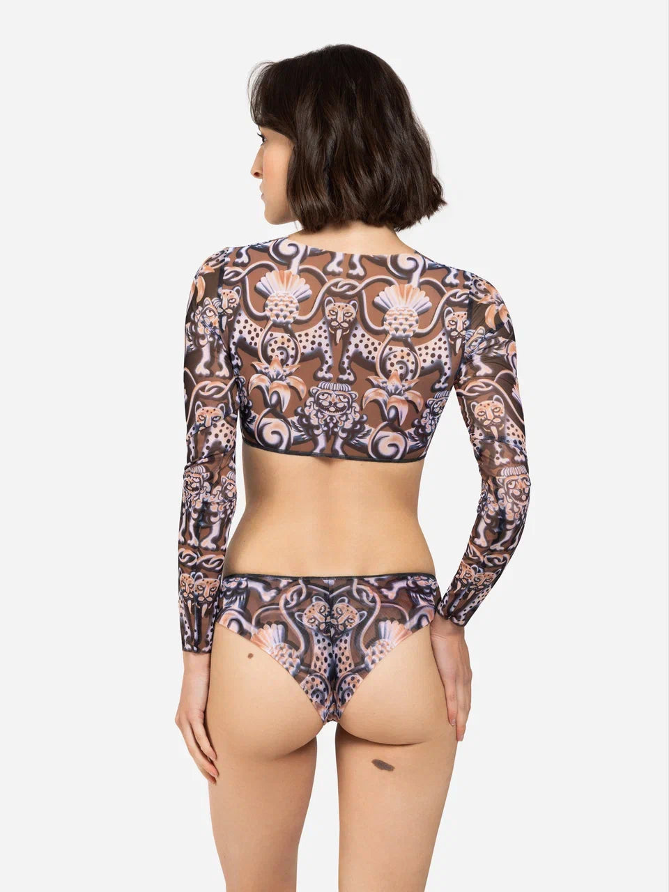Medieval Brown Brazilian Bikini
