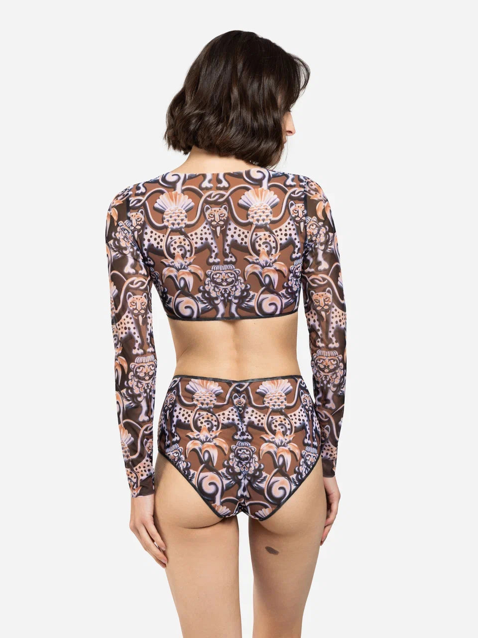 Medieval Brown High Waist Bikini