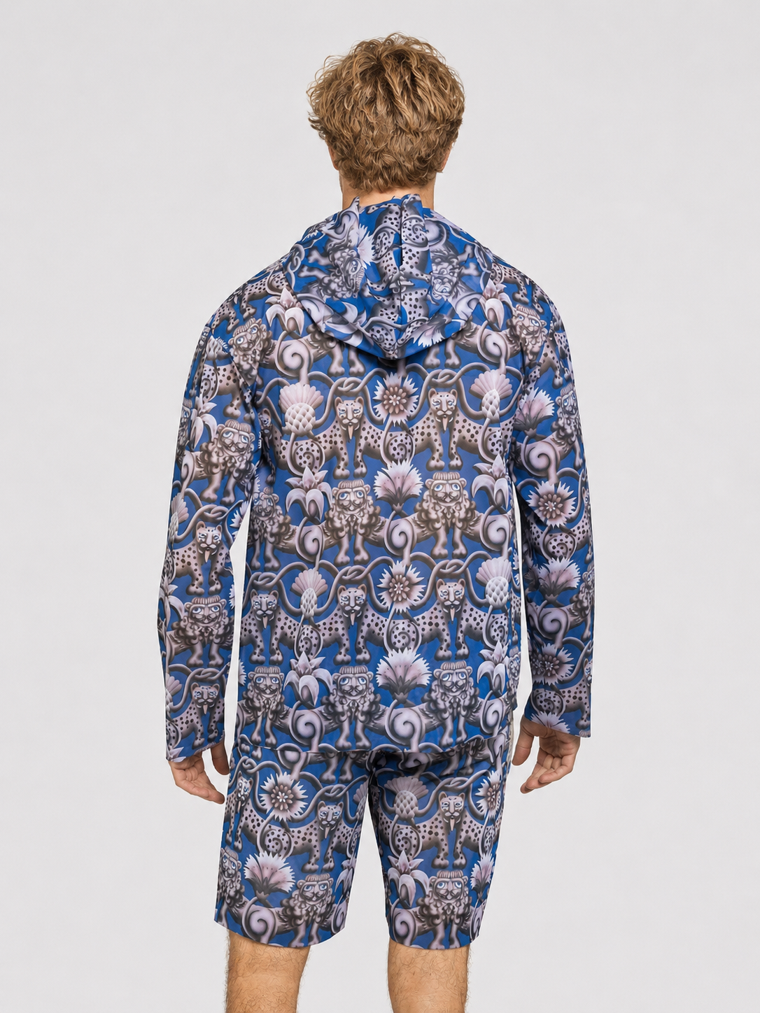 Medieval Blue T-Shirt with Hood