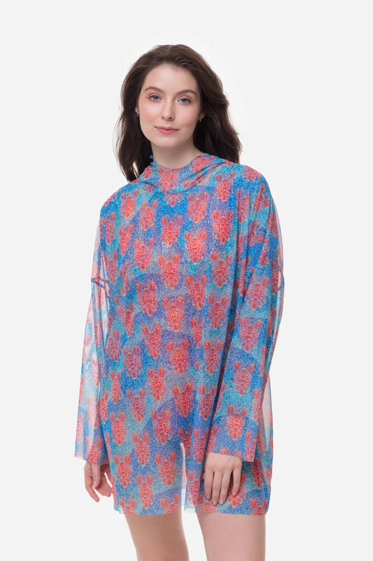 Lobster Smart T-Shirt Oversize with Hood