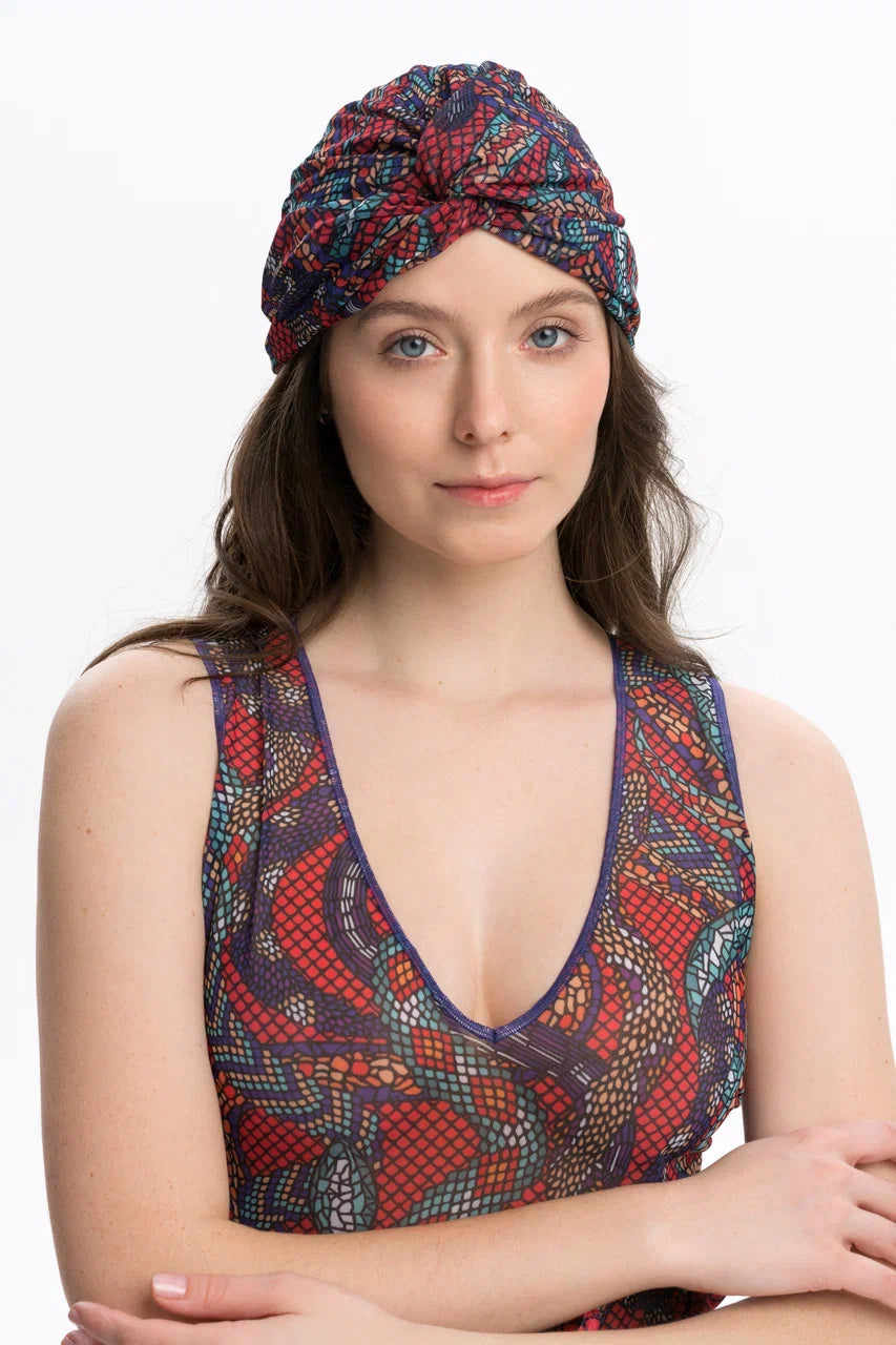 Snake Mosaic Turban