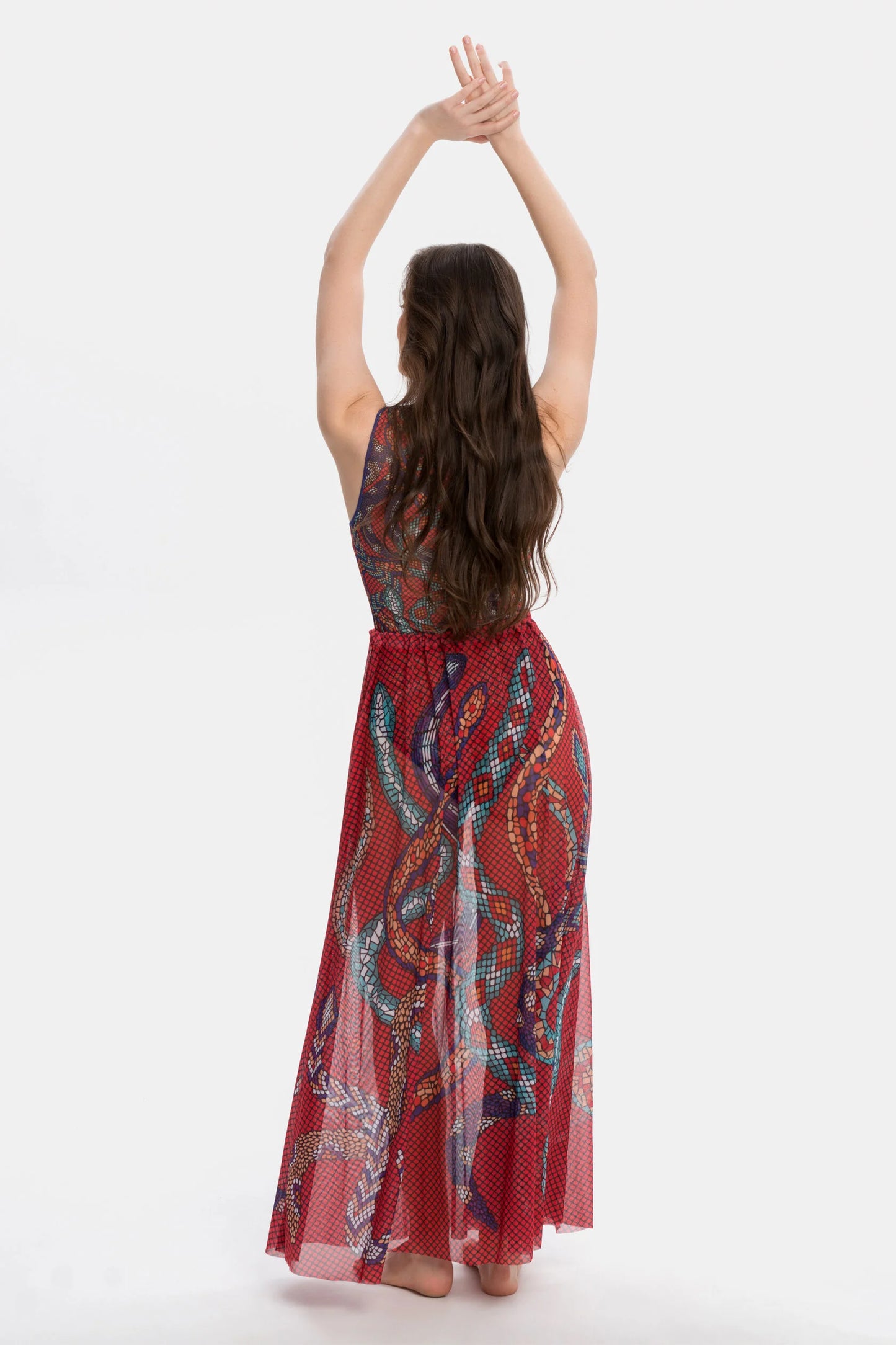 Snake Mosaic Beach Skirt