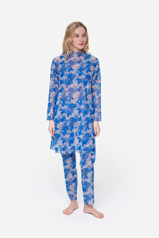 Cornflowers Pixel Burkini
