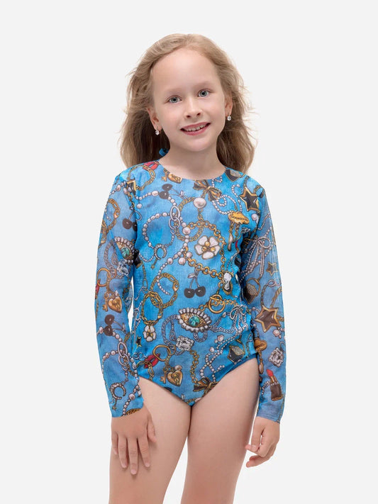 Jeans One-Piece Swimsuit