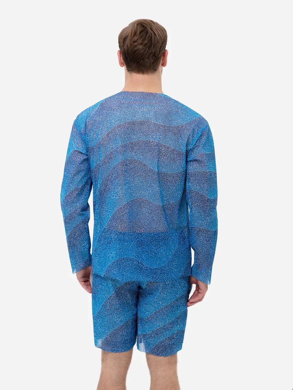 Wave Mosaic Bermudas