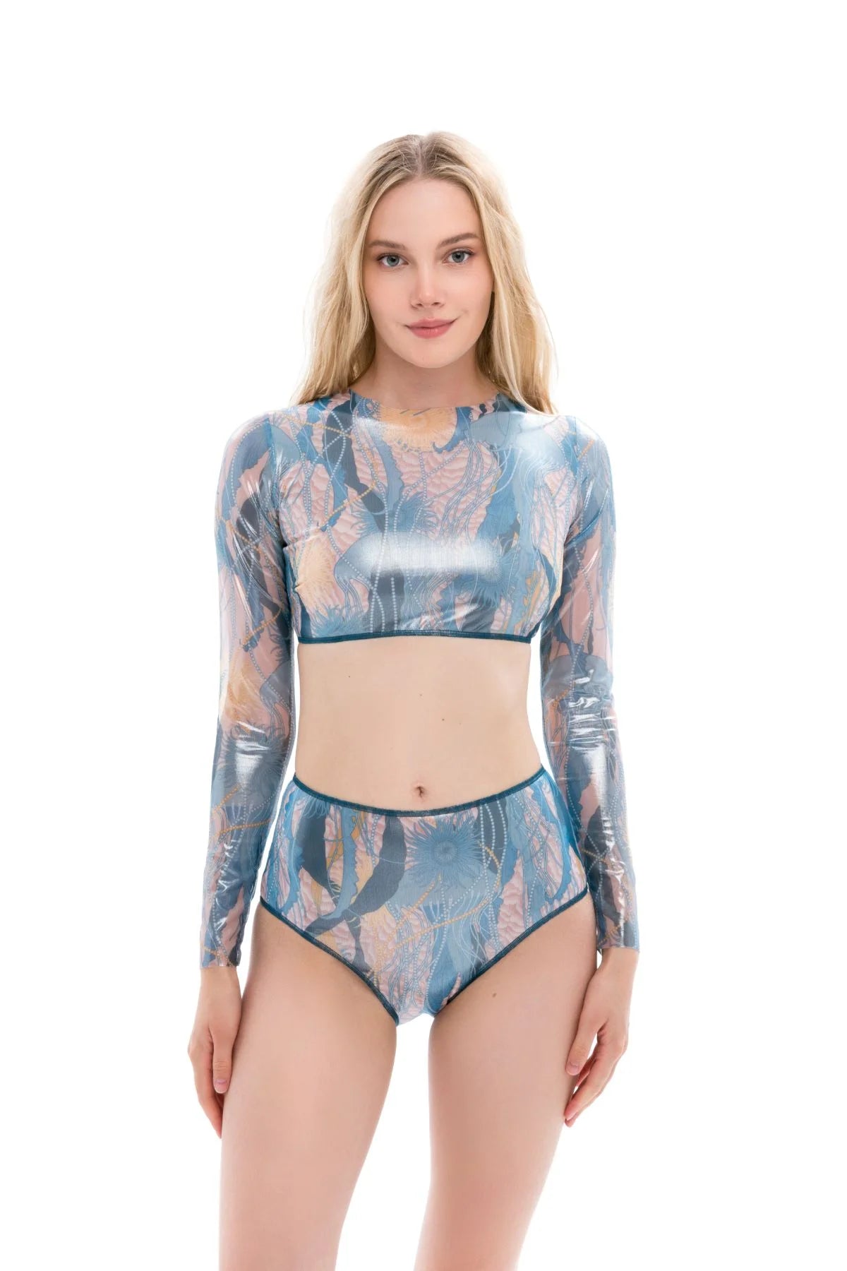 Jellyfish Diamond Top with Sleeves