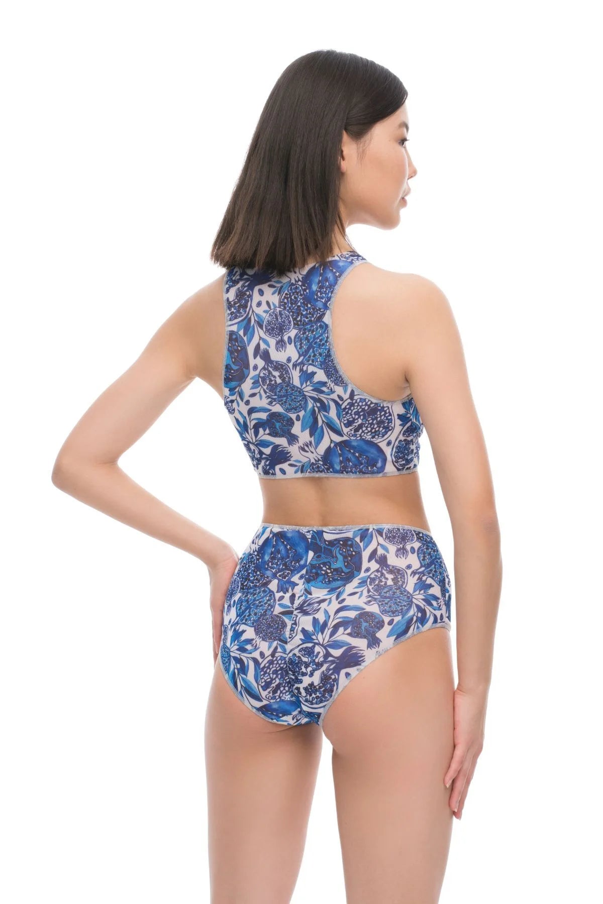 Pomegranate Blue Sport Top