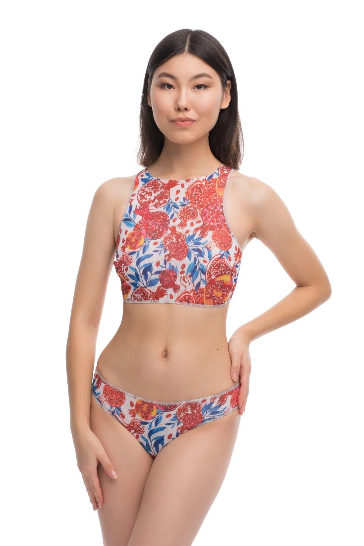 Pomegranate Red Brazilian Bikini