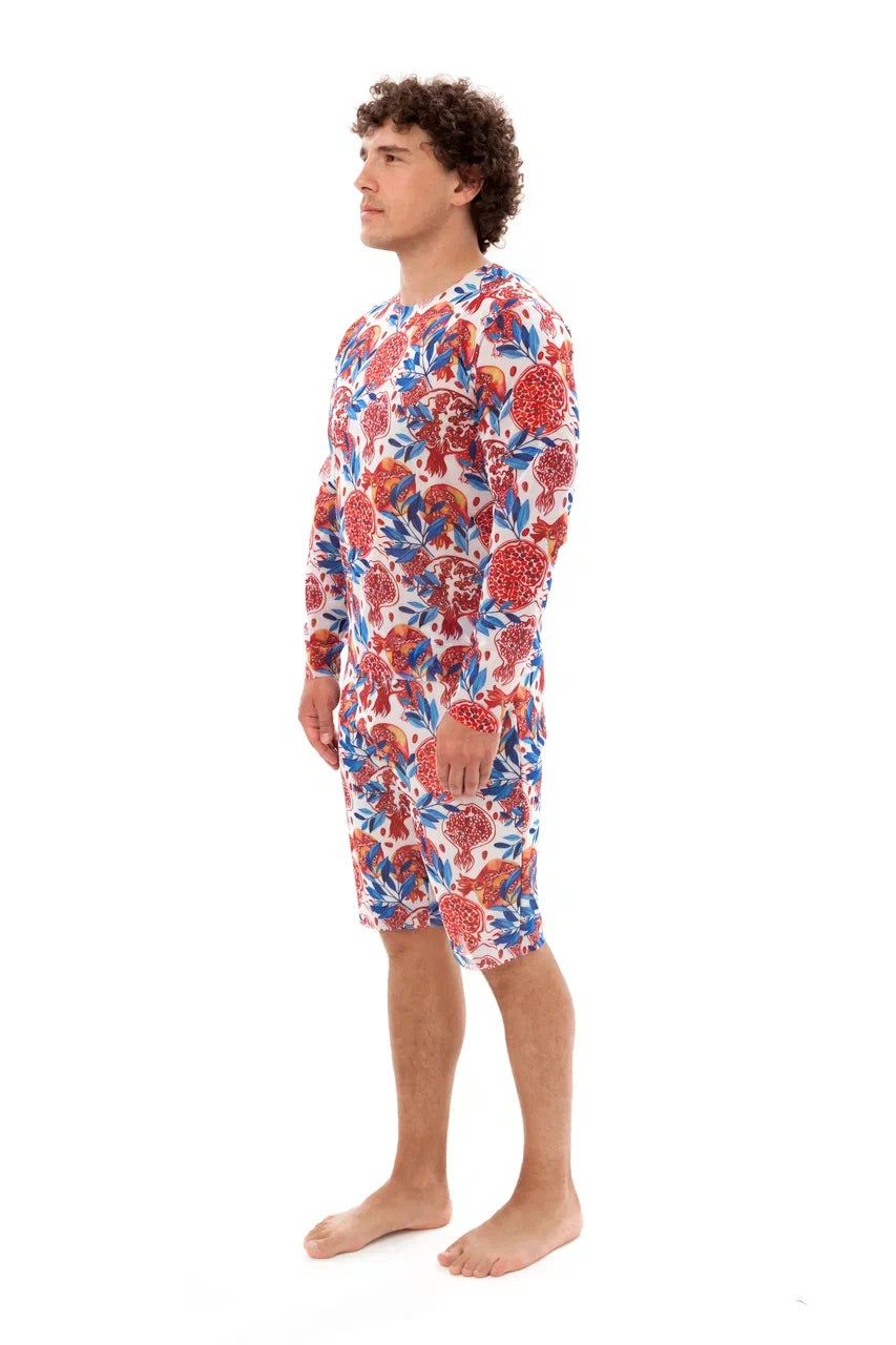 Pomegranate T-Shirt with Hood
