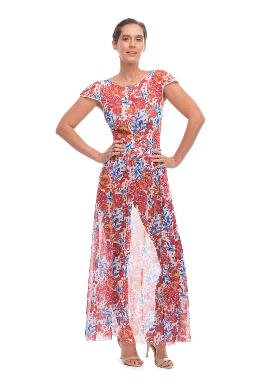 Pomegranate Red Beach Skirt