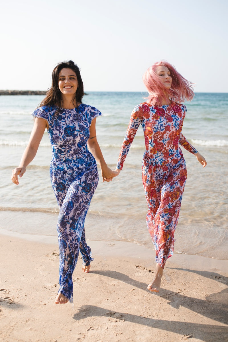 Pomegranate Blue Beach Pants