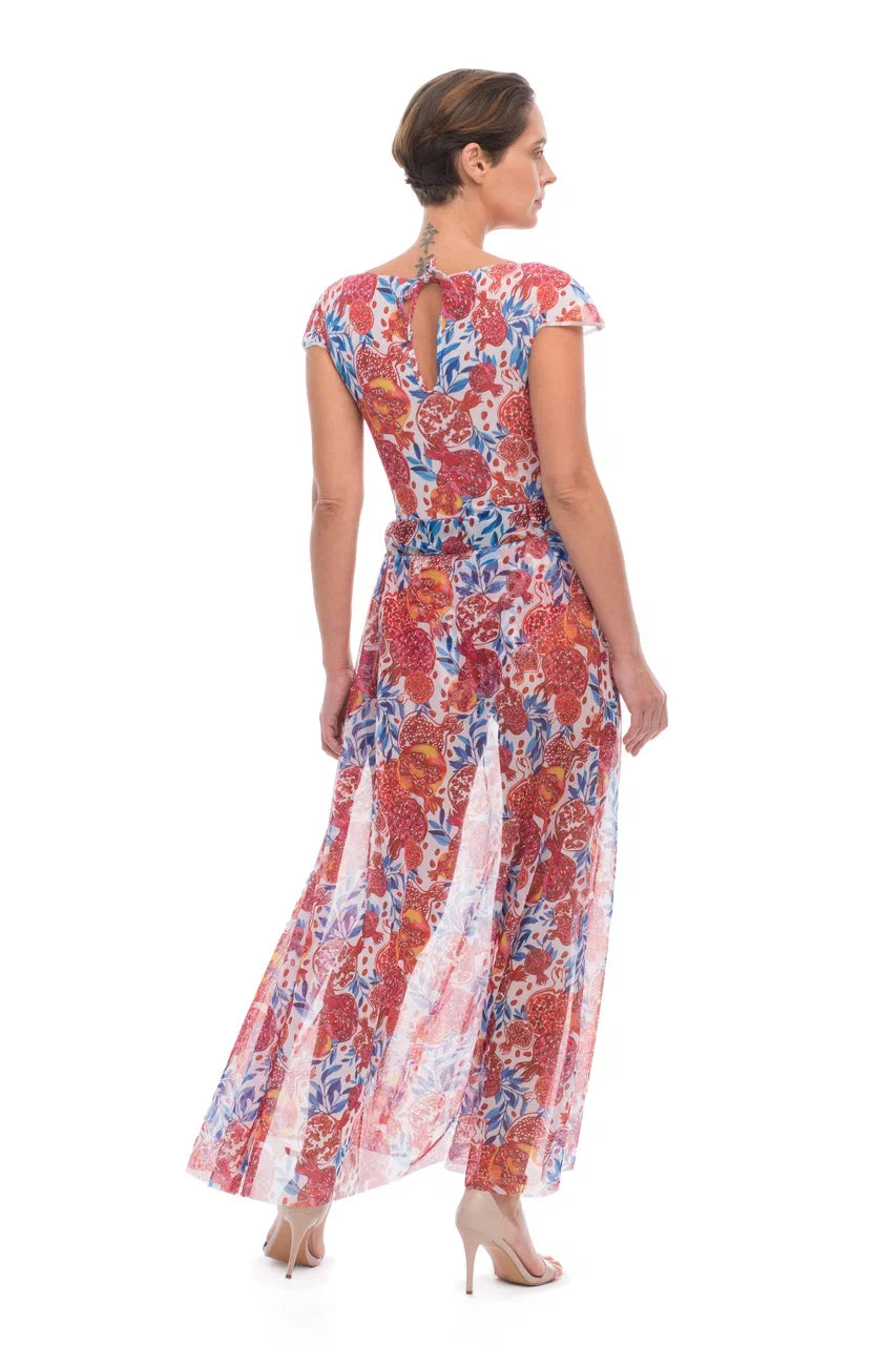 Pomegranate Red Beach Skirt