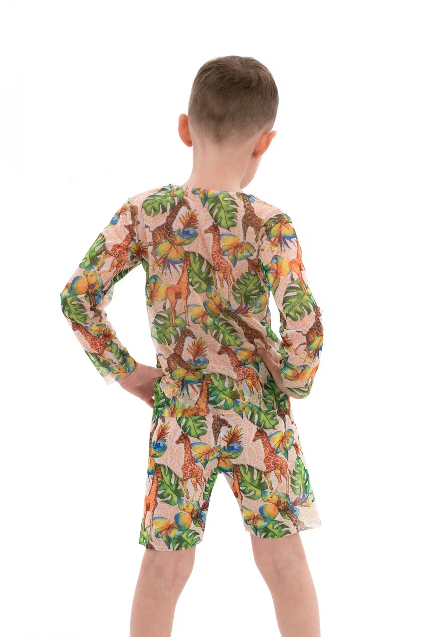 Giraffes Kids Beachwear