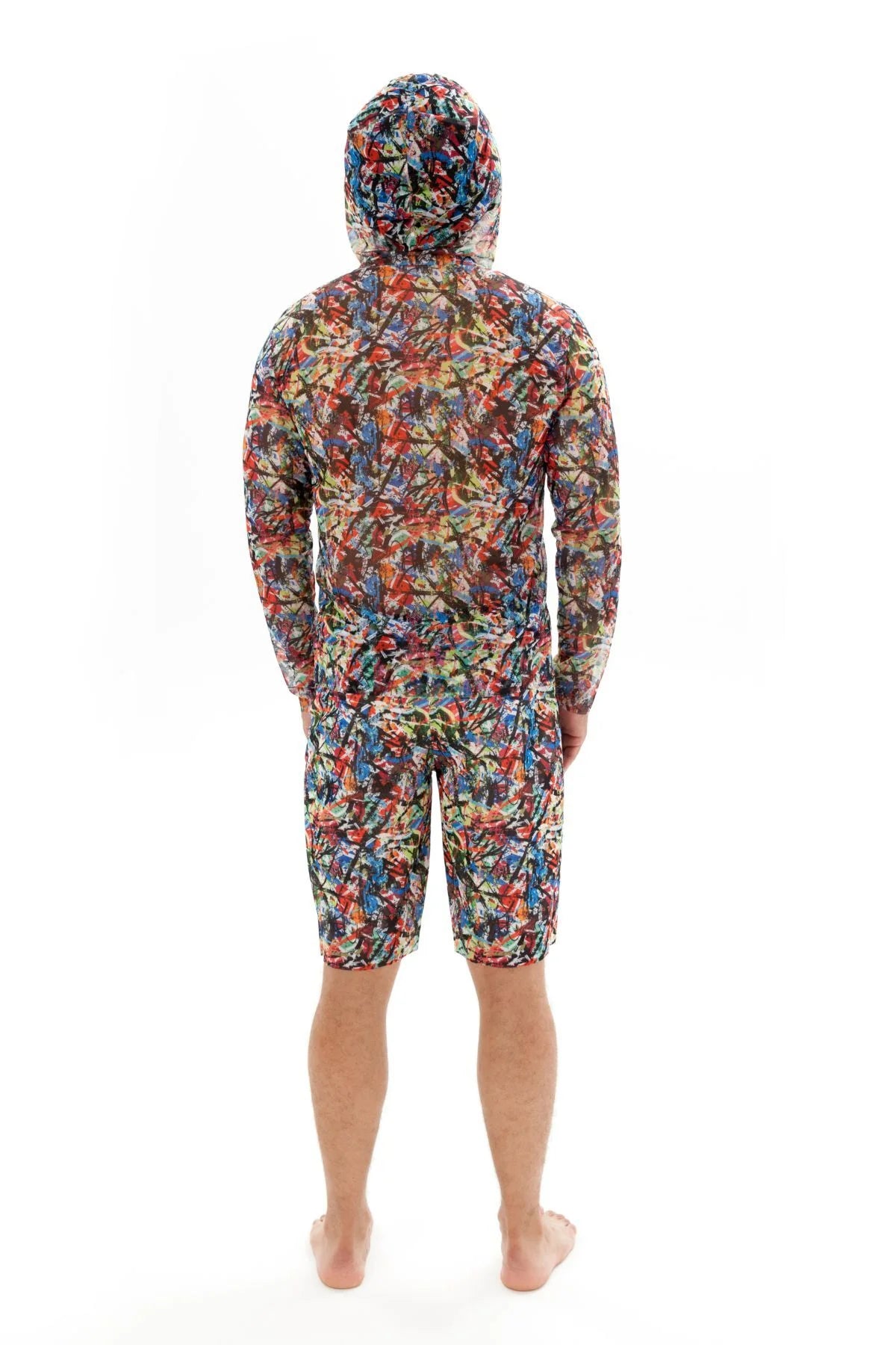 Street Art T-Shirt with Hood