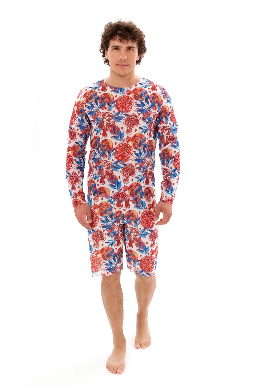 Pomegranate T-Shirt with Hood