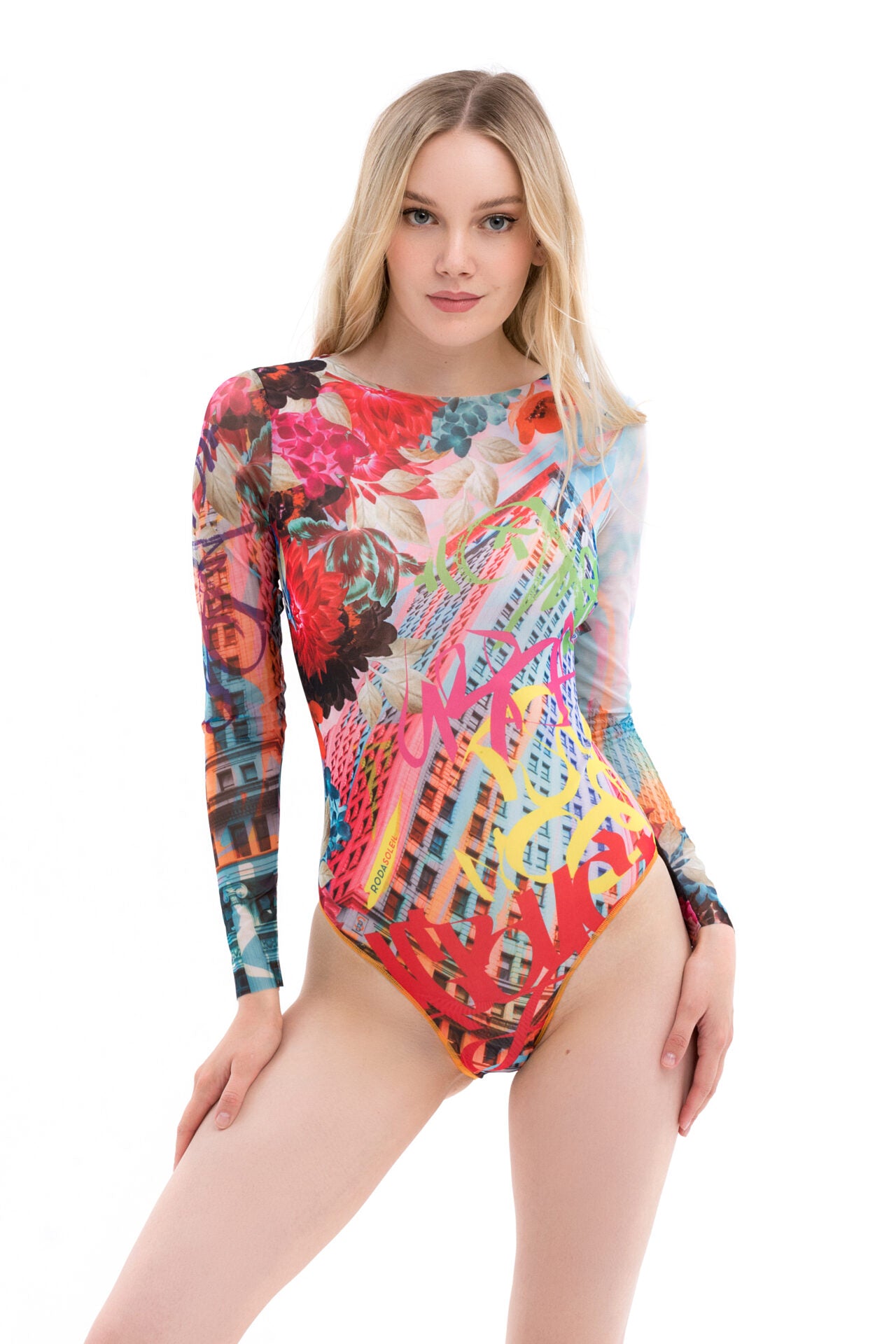 Graffiti One Piece Swimsuit hi SMART SWIMWEAR STORE