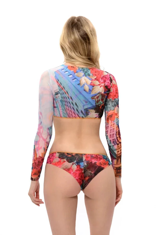 Graffiti Top with Sleeves