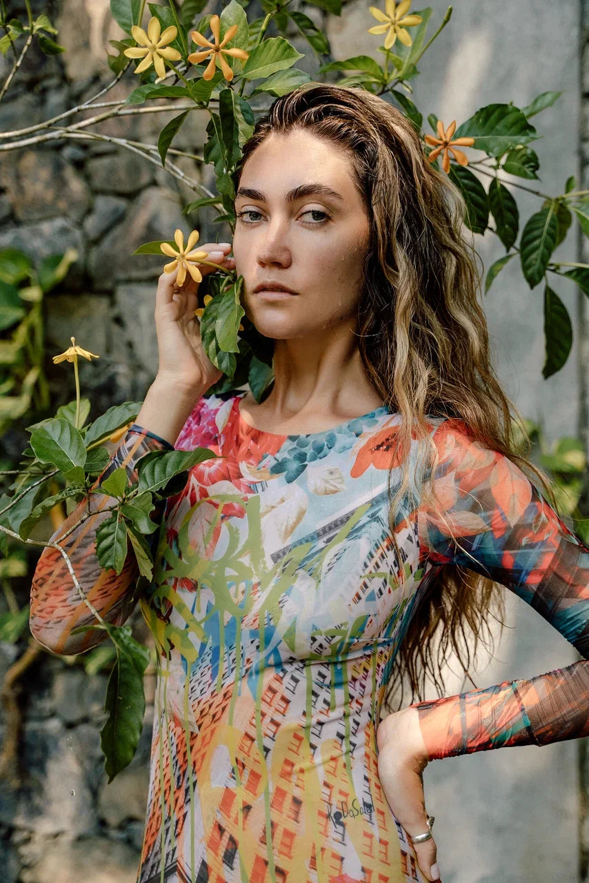 Graffiti One-Piece Swimsuit