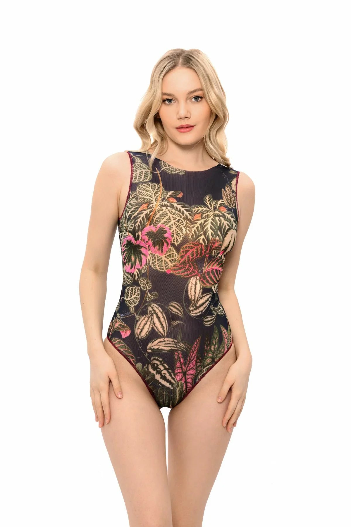 Botanicum One-Piece Sleeveless Swimsuit