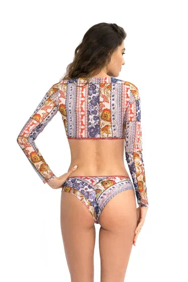 Patchwork Top with Sleeves