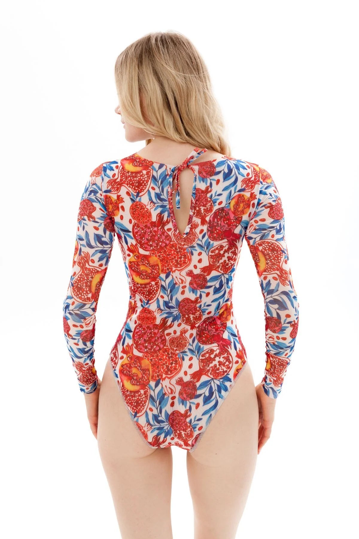Pomegranate Red One-Piece Swimsuit