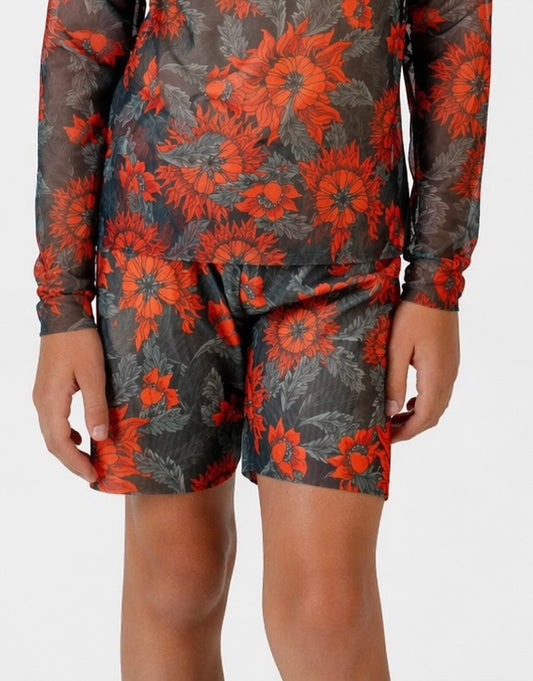 The Sun Orange Kids Shorts