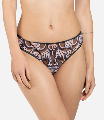 Medieval Brown Brazilian Bikini
